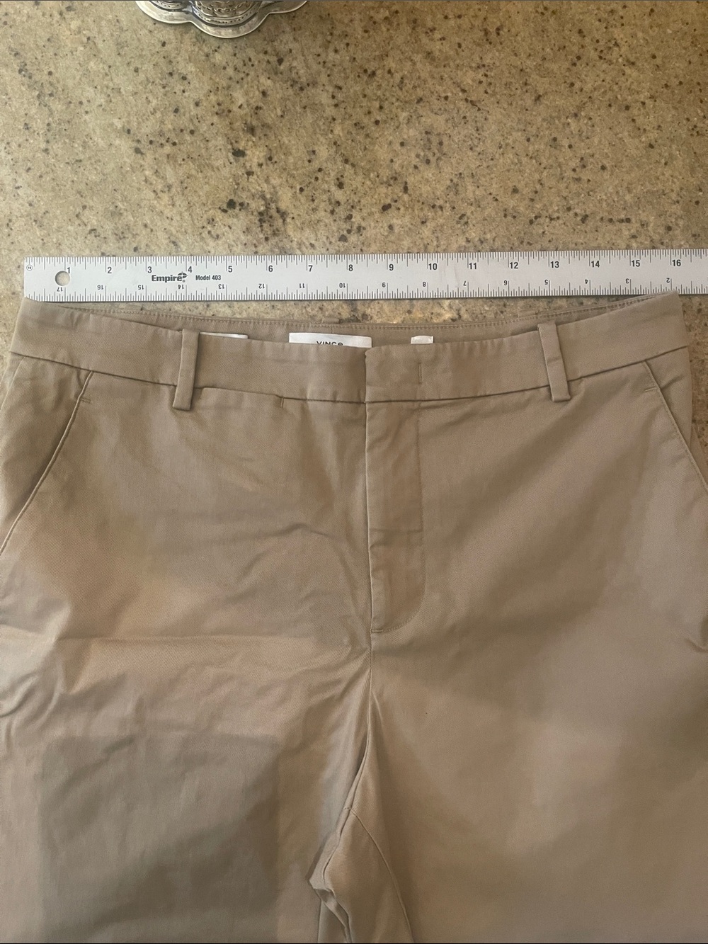 VINCE Avery Mid-Rise Italian Stretch-Cotton Chino Pant Size 6 - Picture 12 of 13